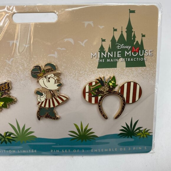Disney Green Minnie Mouse The Main Attraction 11/12 Pin Set | Collectible - Picture 5 of 6